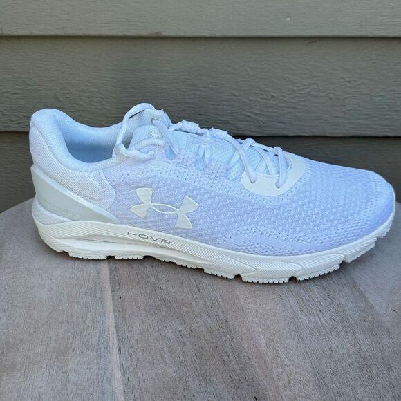 Under Armour Hovr Intake 6 Mens Sneakers Size 10 White Running 3026134-101 New - Picture 6 of 14
